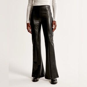 Abercrombie & Fitch • Leather Flare Leggings